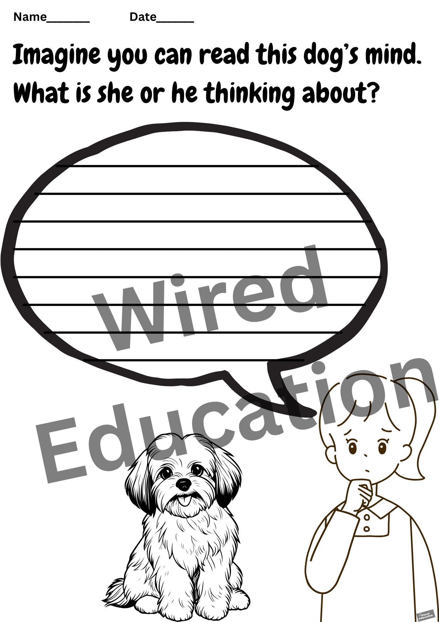 What is the dog thinking?