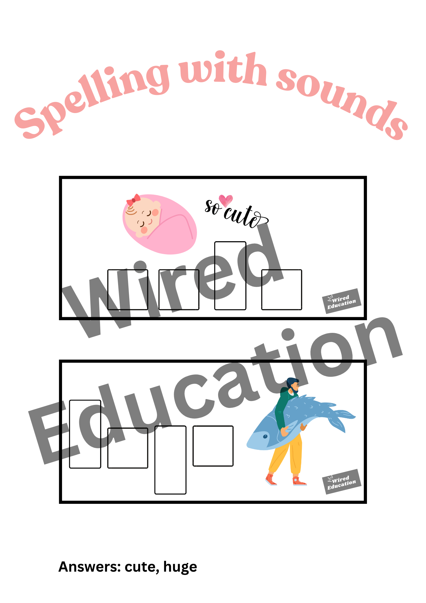u_e spelling with sounds
