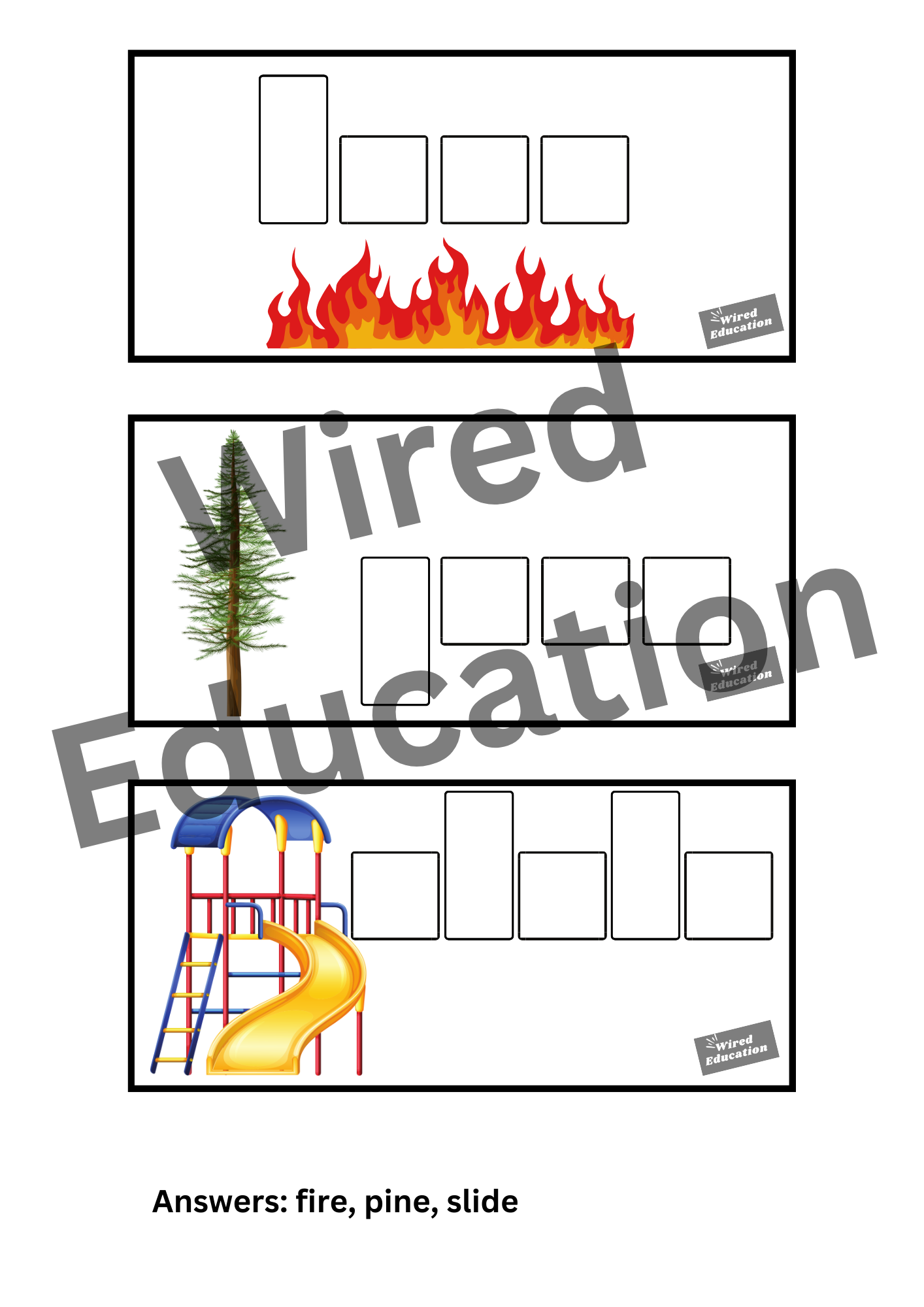 Spelling with sounds i_e words