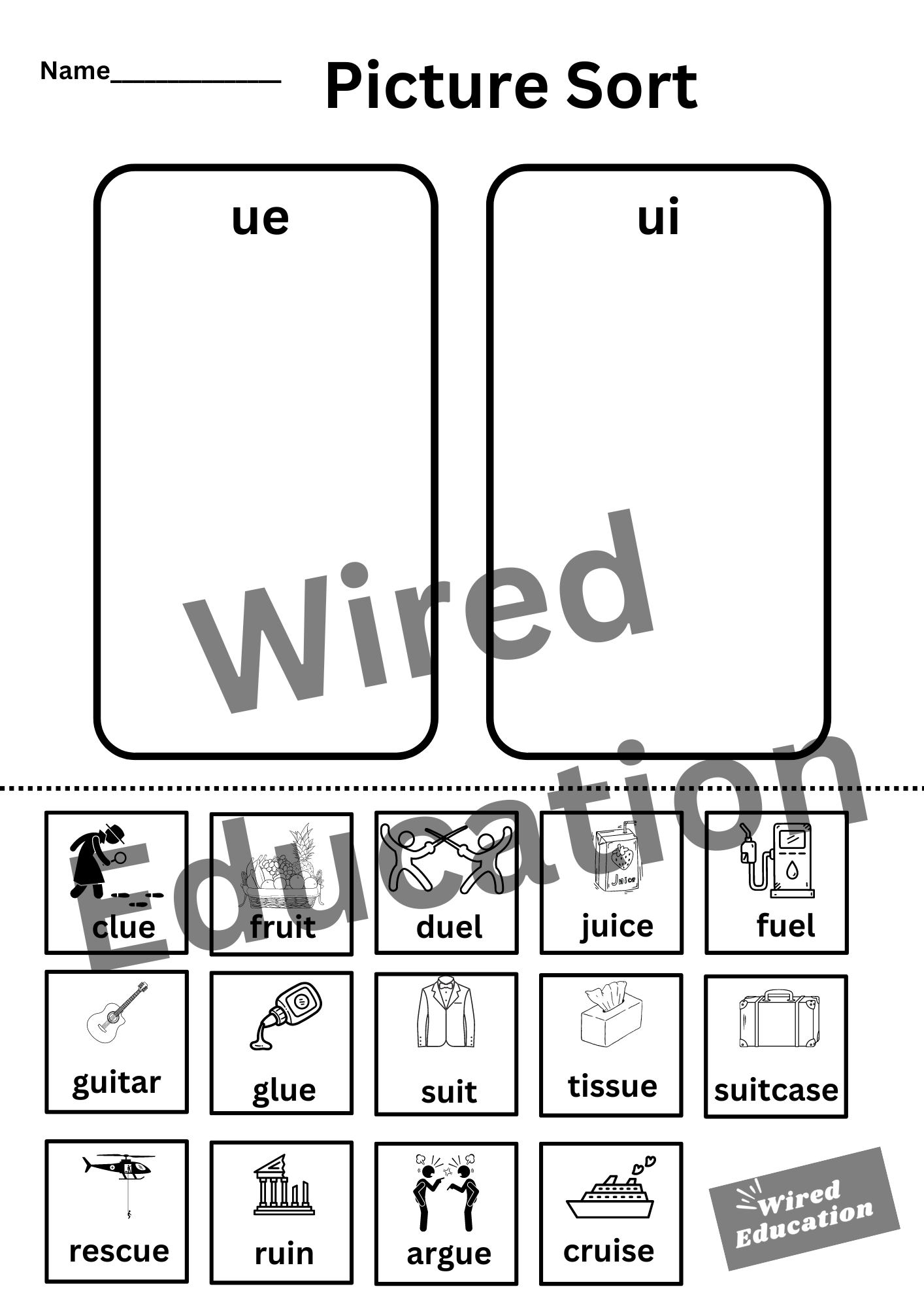ue/ui picture sort