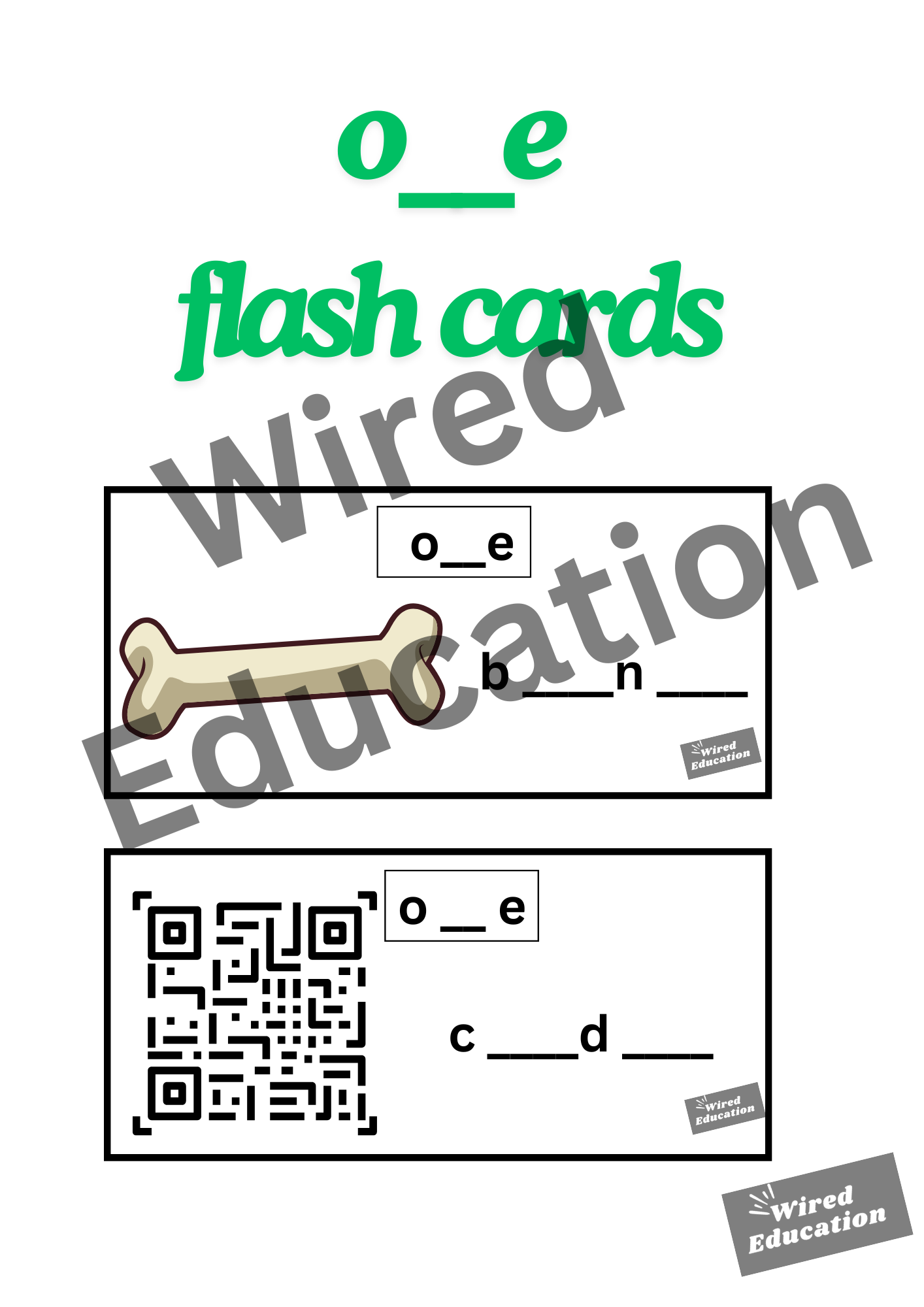 o_e flash cards (o_e sound only)
