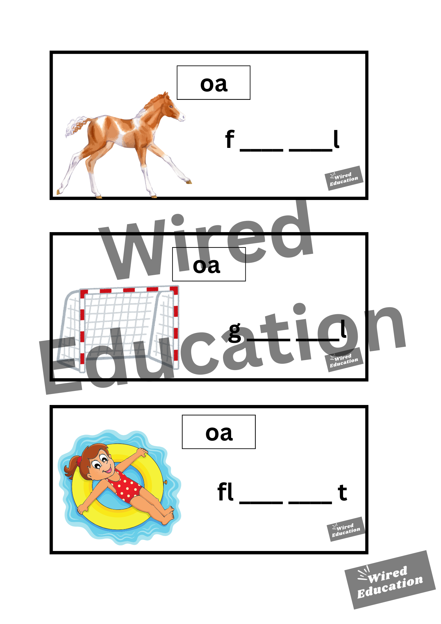 oa flash cards (oa sound only)