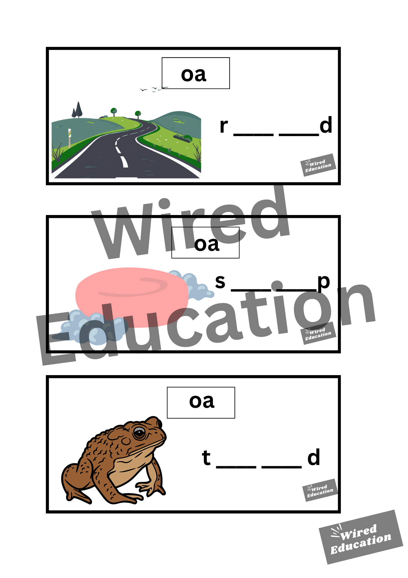 oa flash cards (oa sound only)