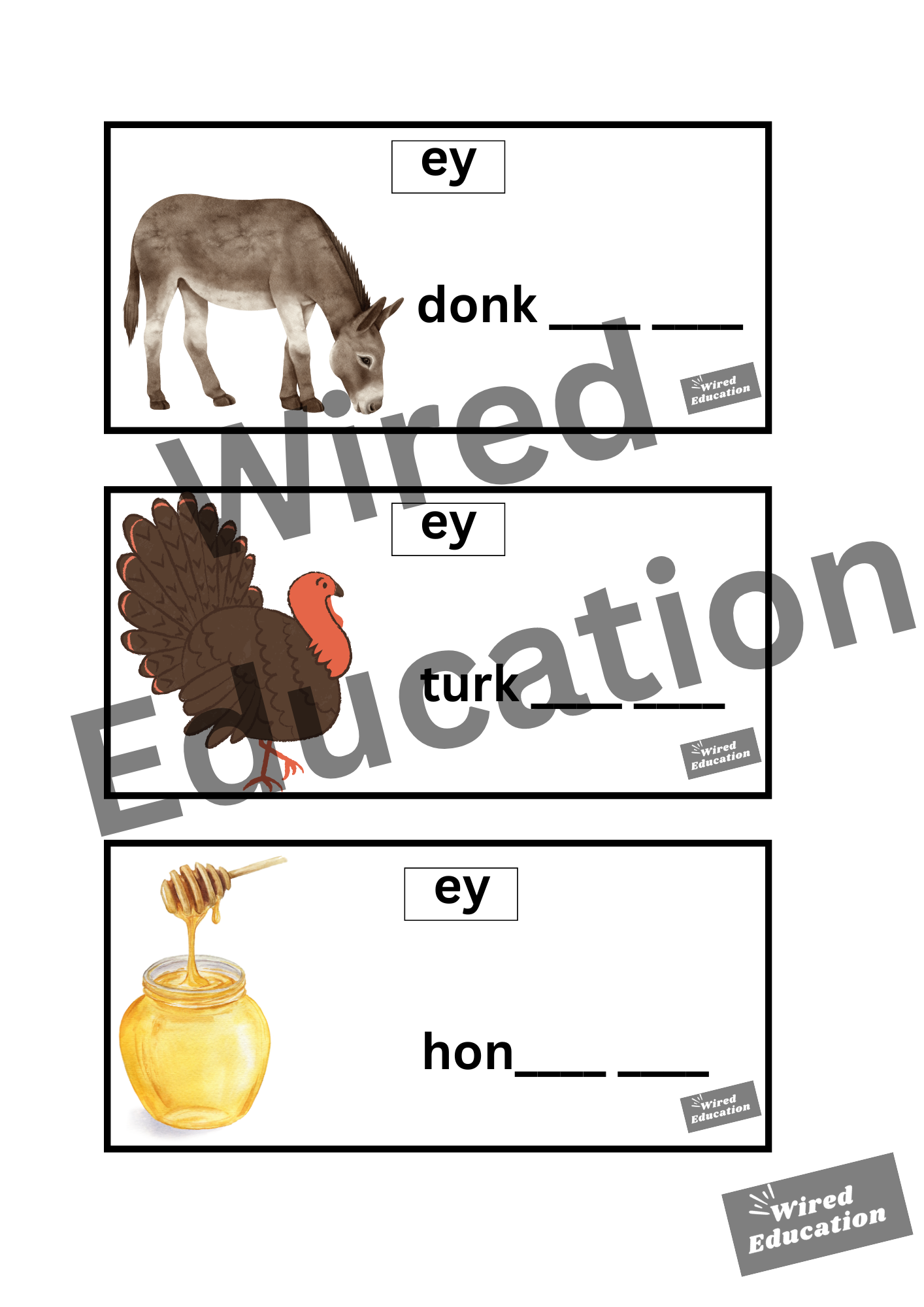 ey flash cards (ey sound only)