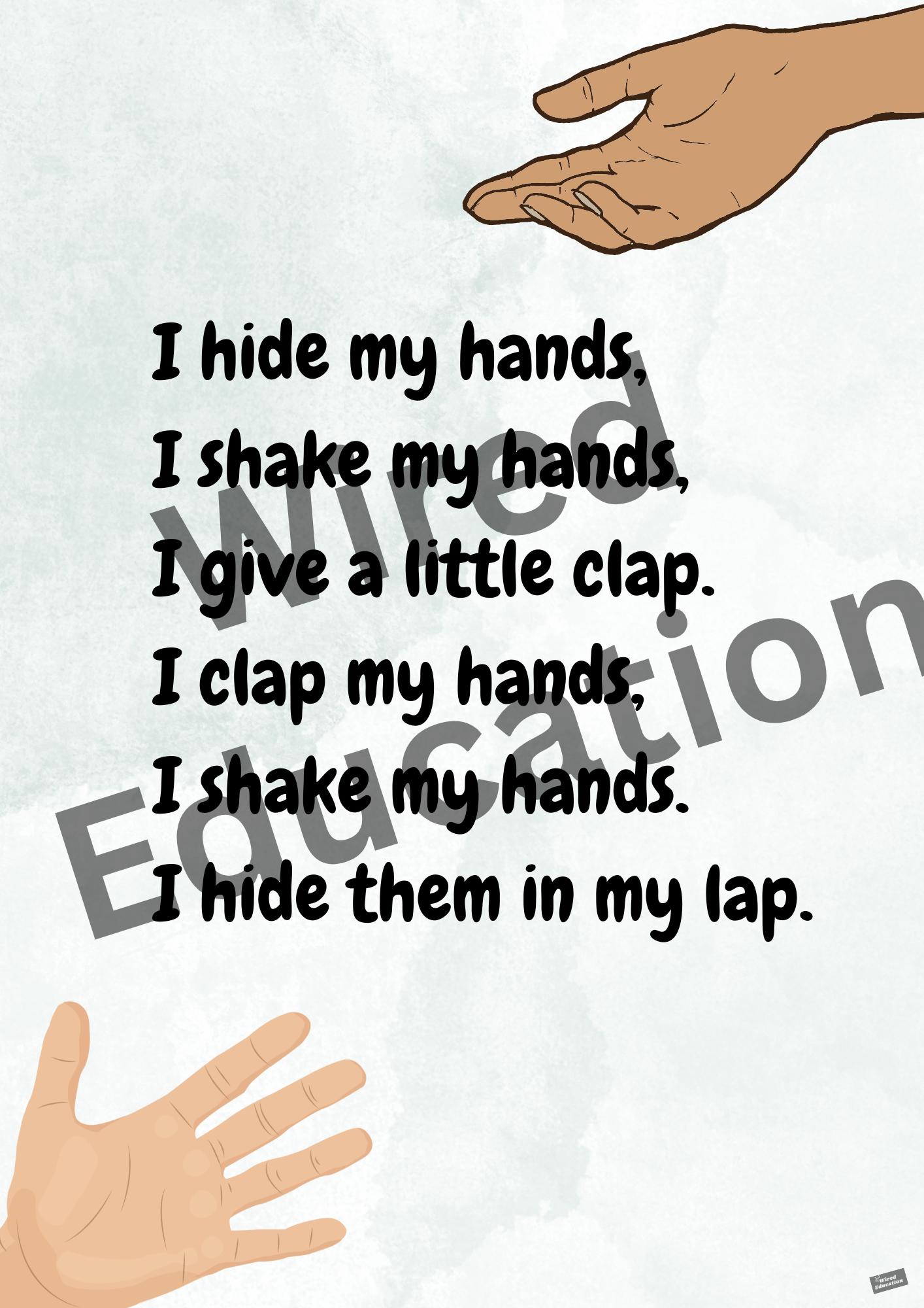 Poem: I hide my hands