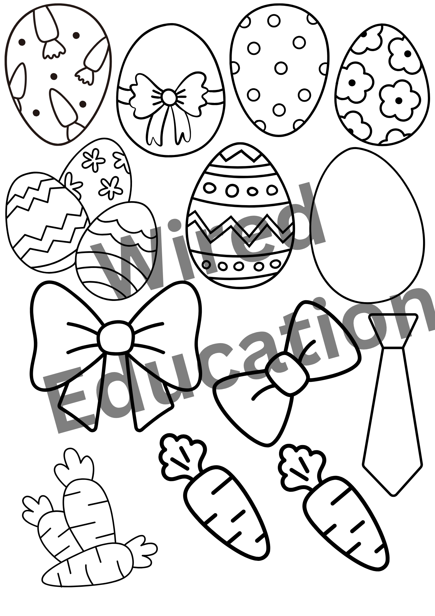 Easter rabbit art