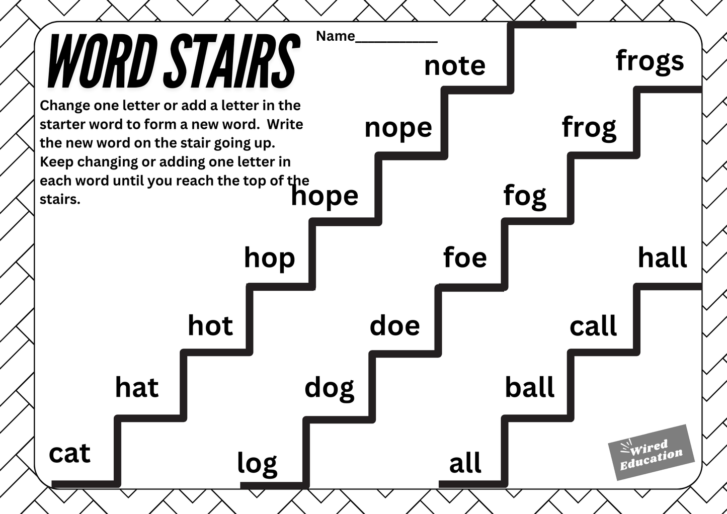 Word Stairs