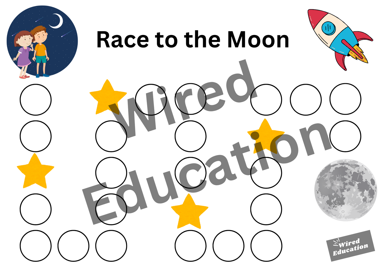 Race to the Moon Game