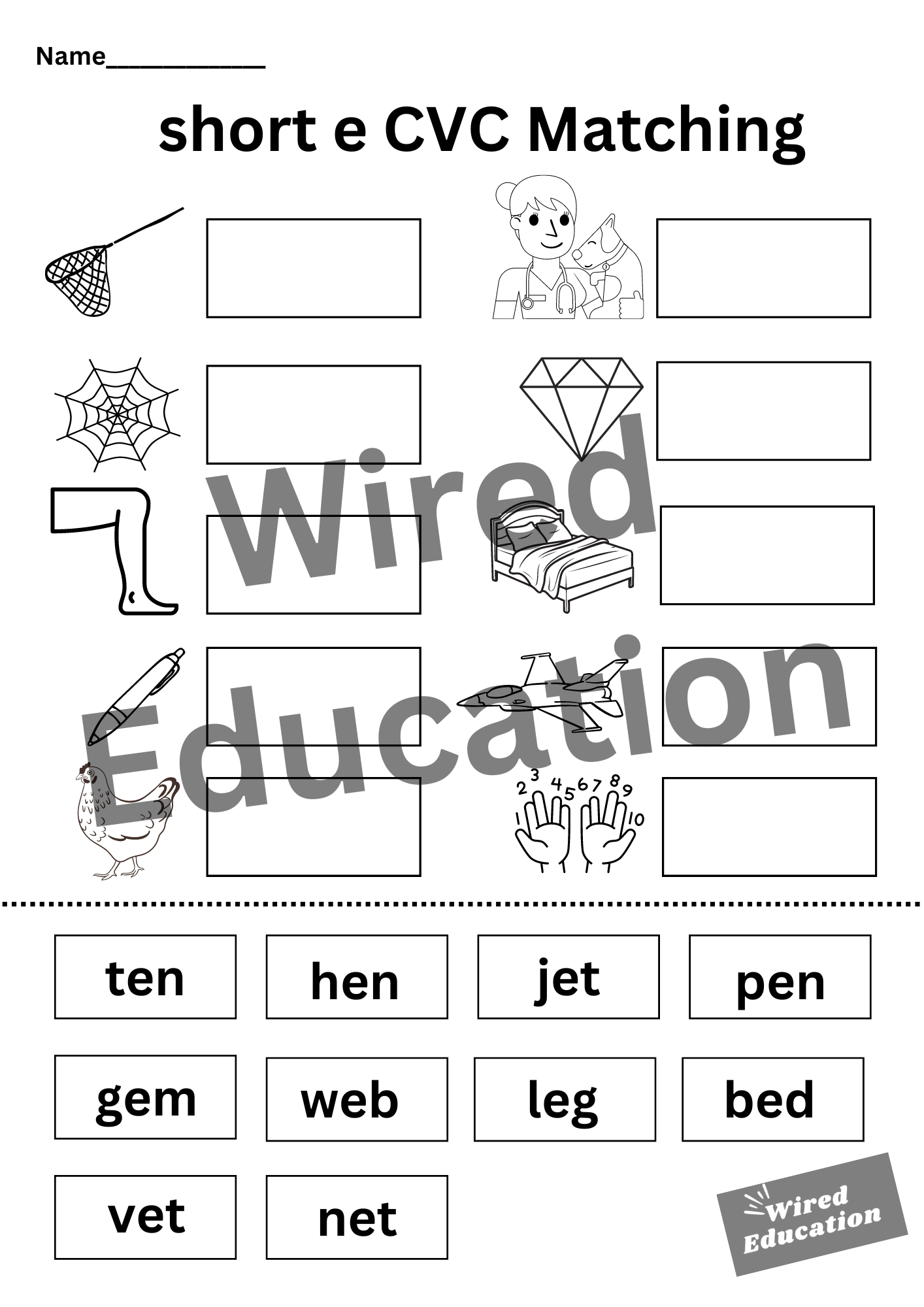 CVC e matching activity