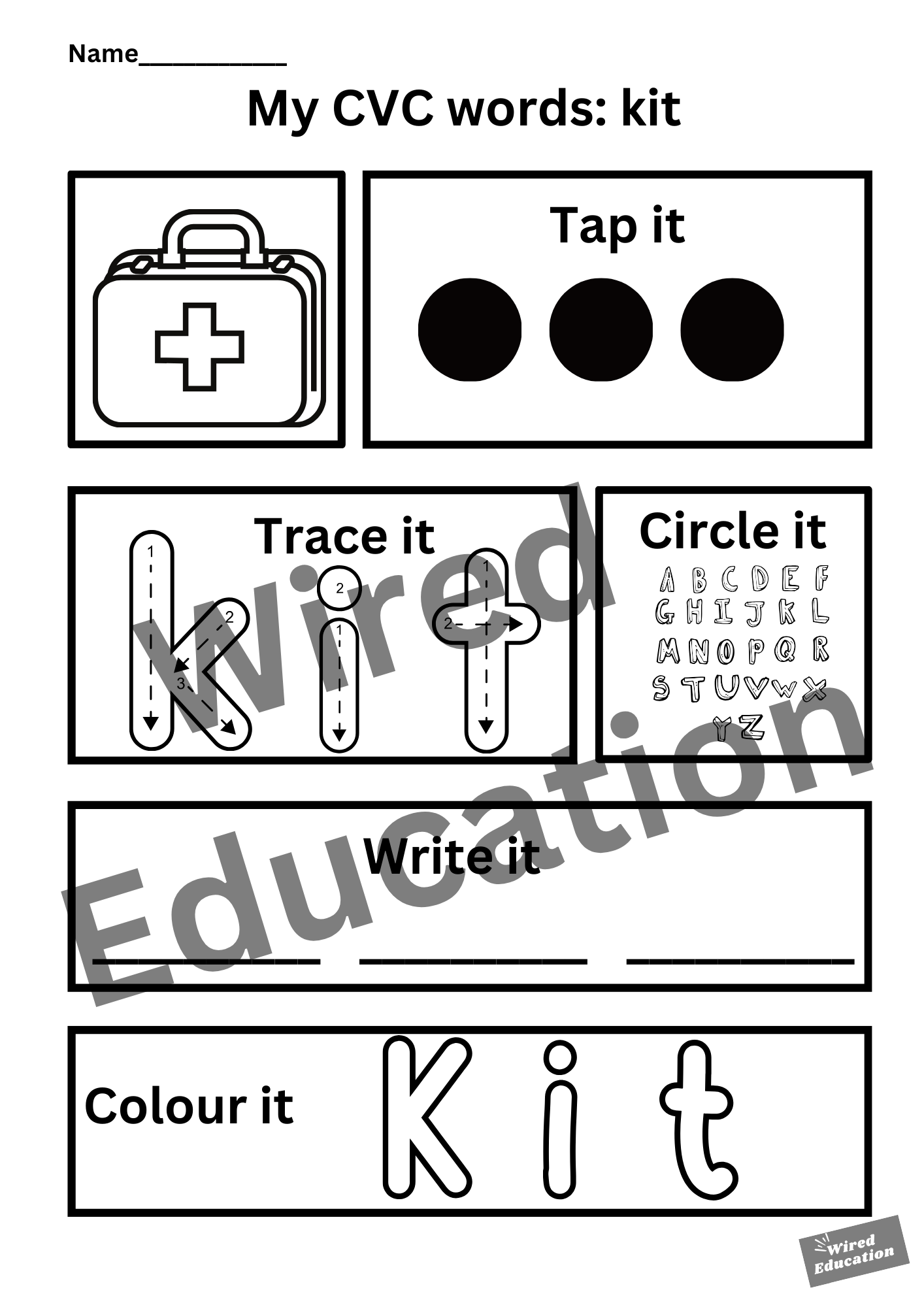 My CVC words - kit