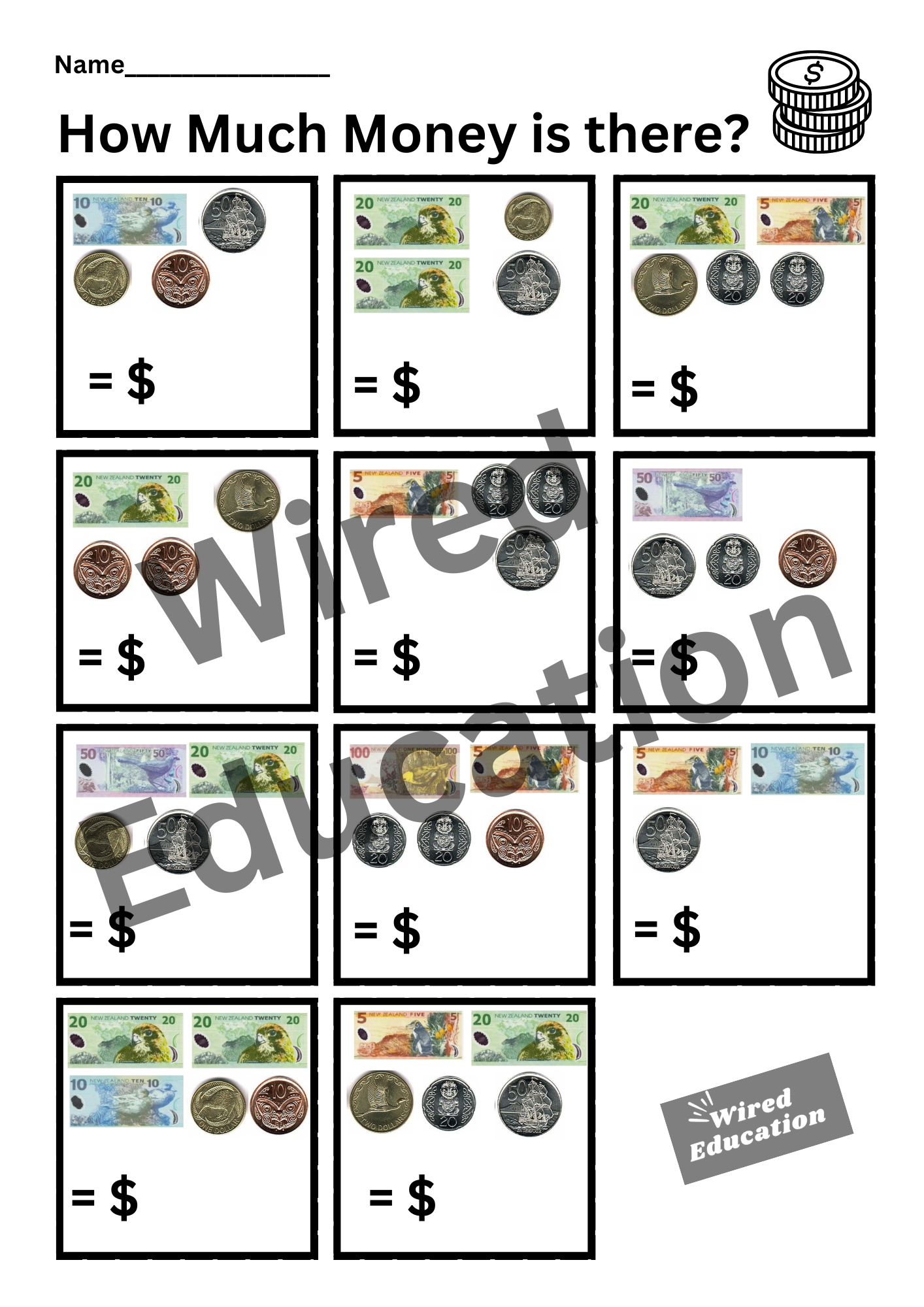 How much money? (dollars and cents)