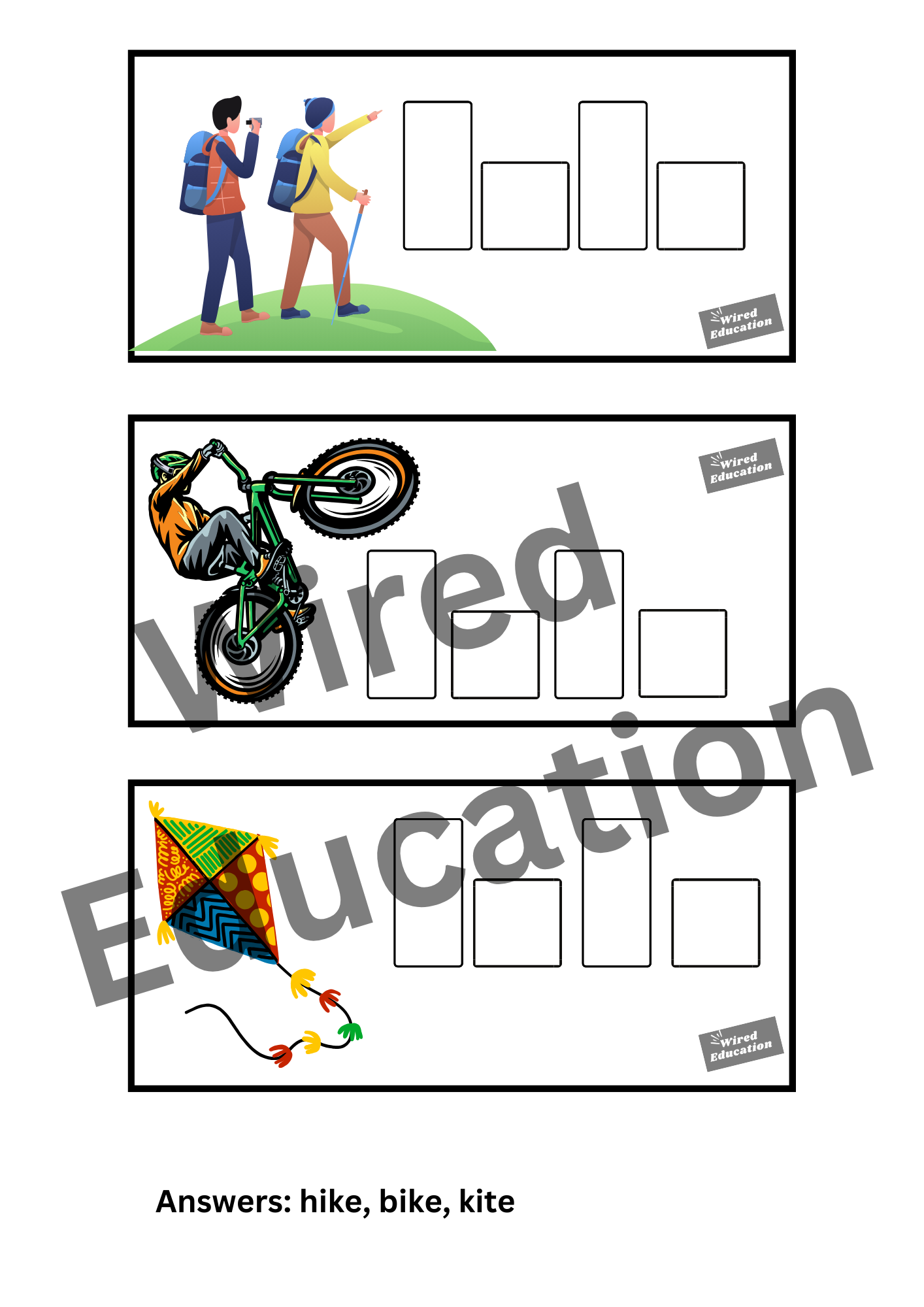 Diphthong Flash Cards