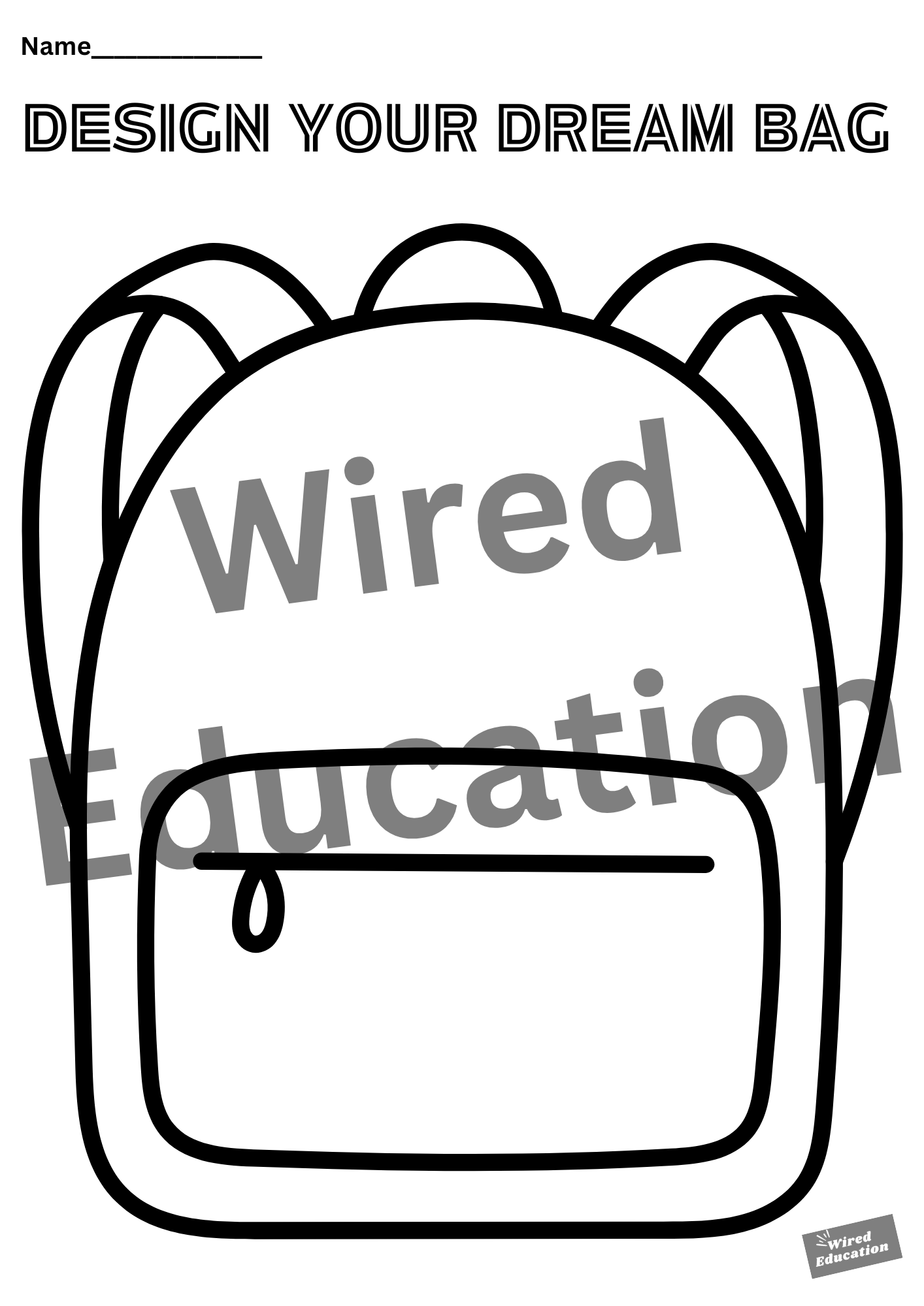 Design a School bag