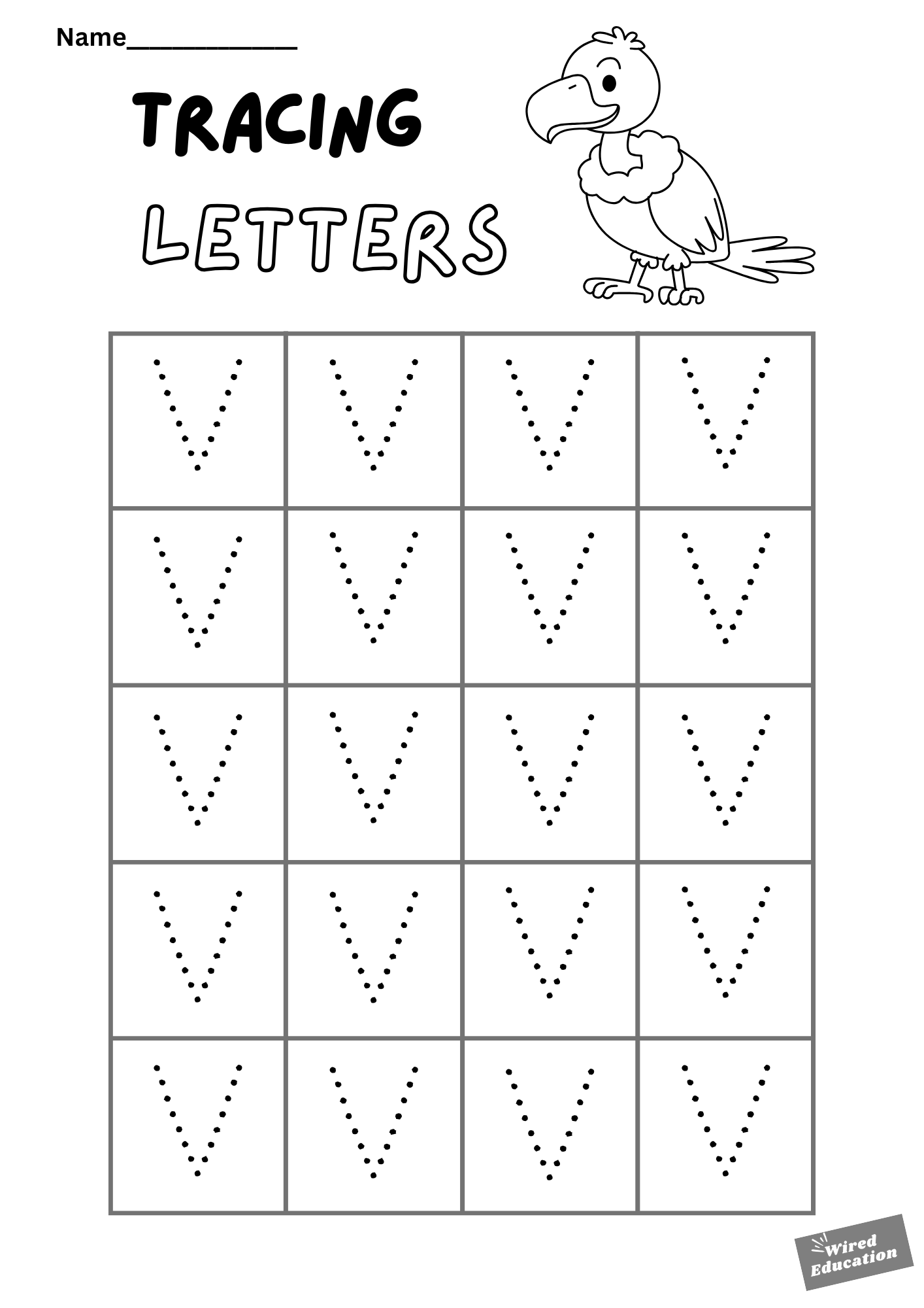 Letter tracing v