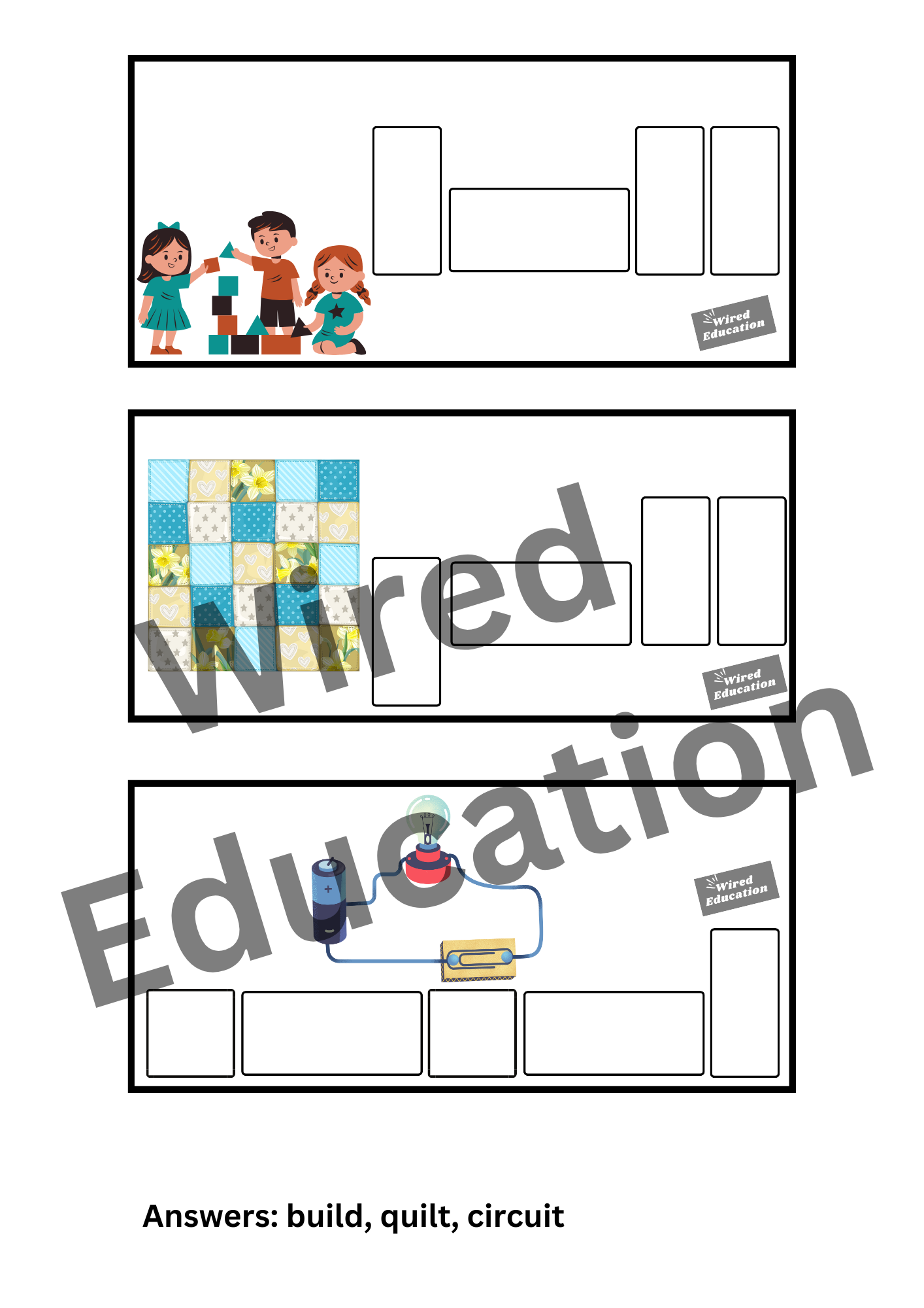 Diphthong Flash Cards