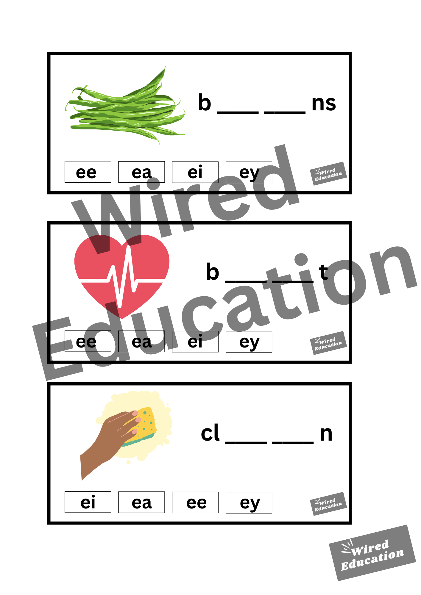 ea flash cards