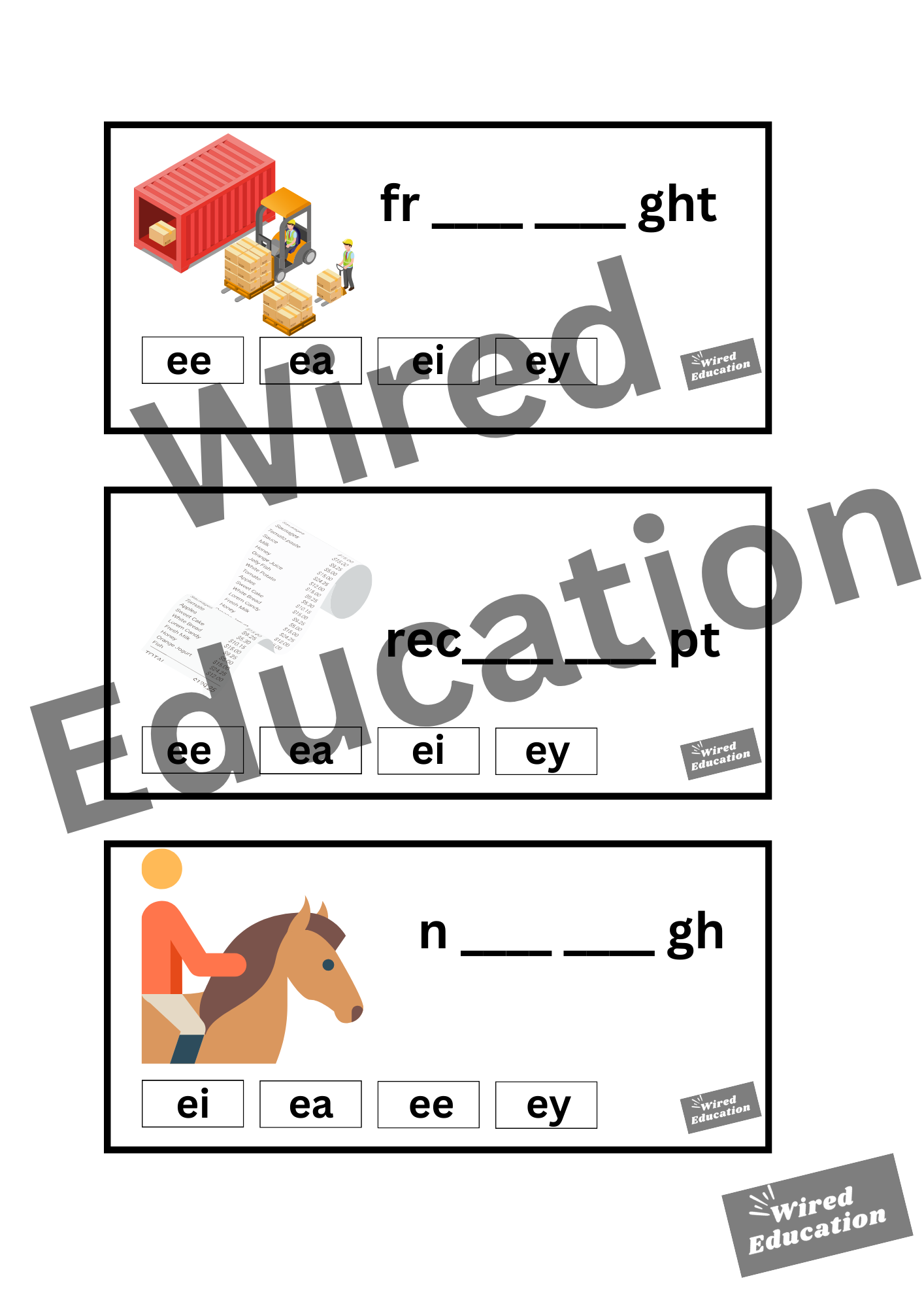 ei flash cards