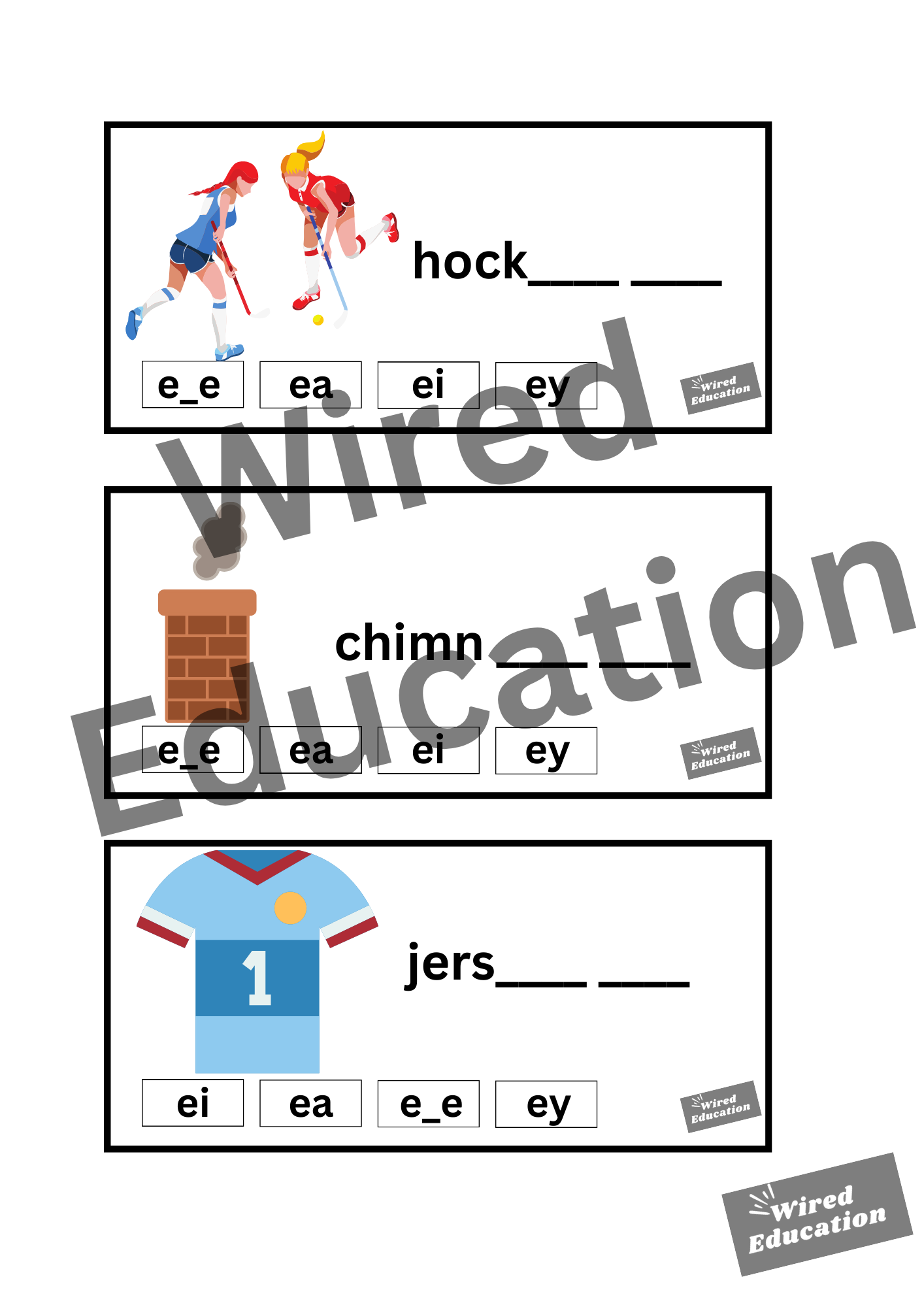 ey flash cards