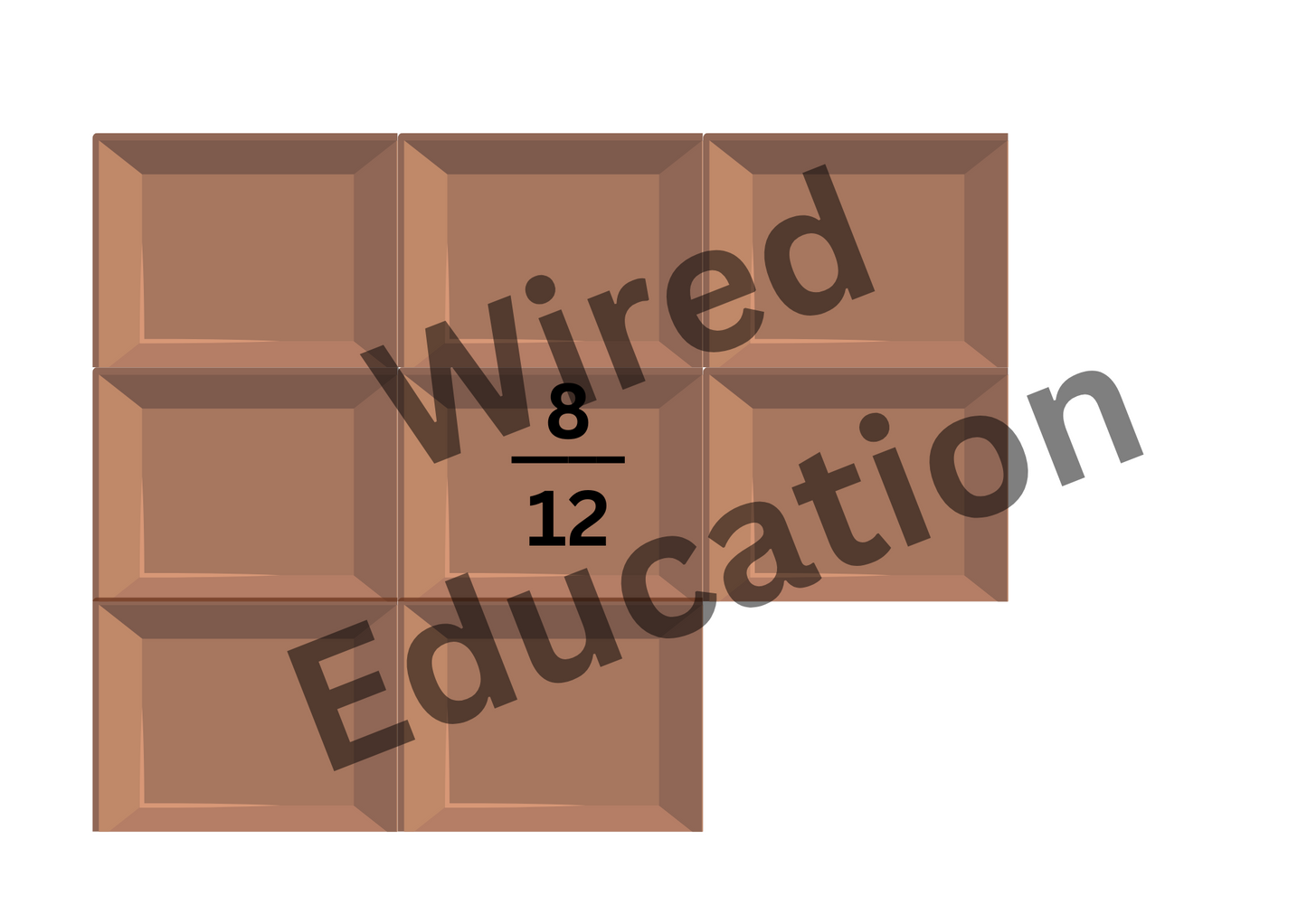 Fraction Chocolate Block