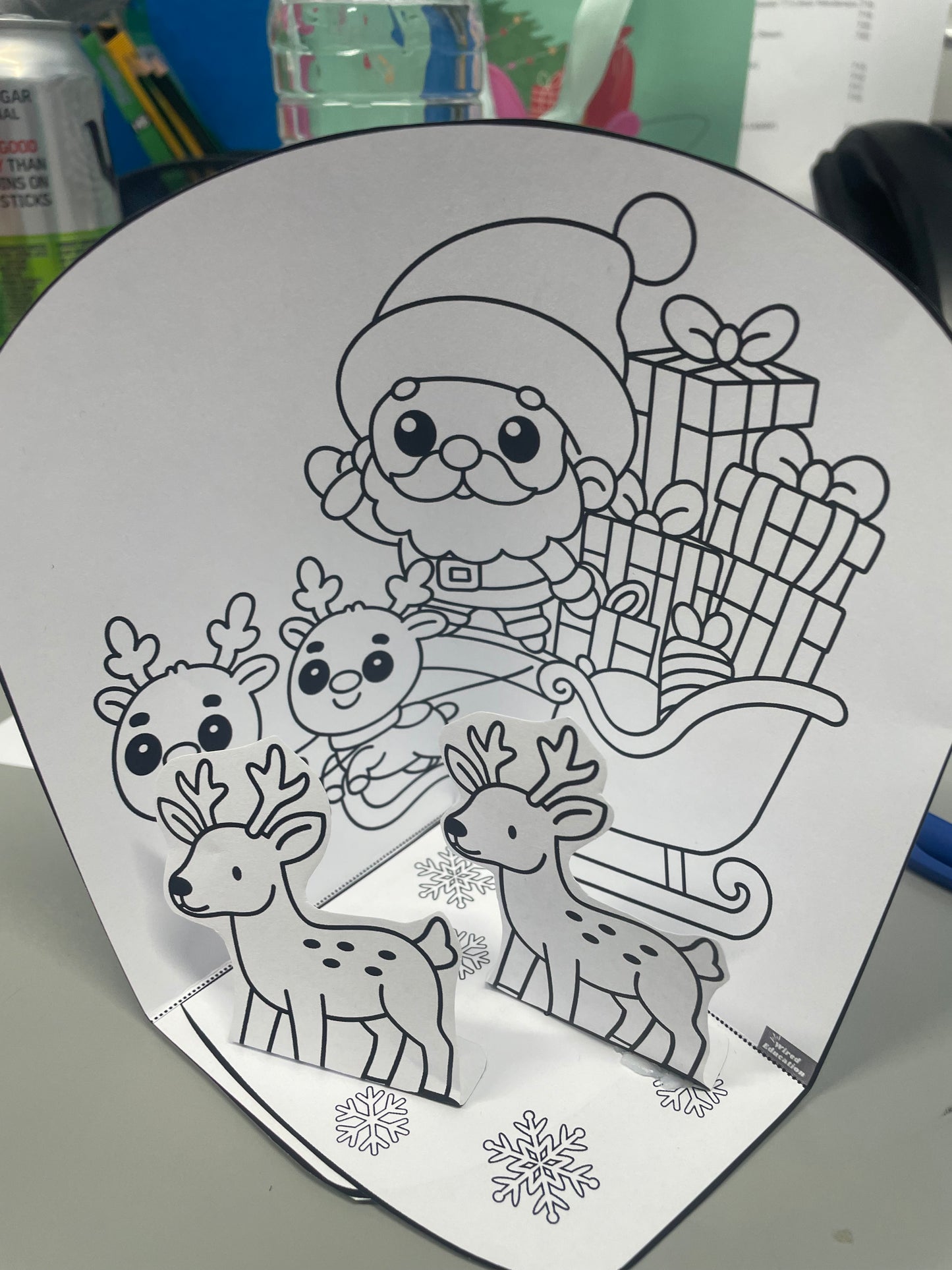 Reindeer paper craft