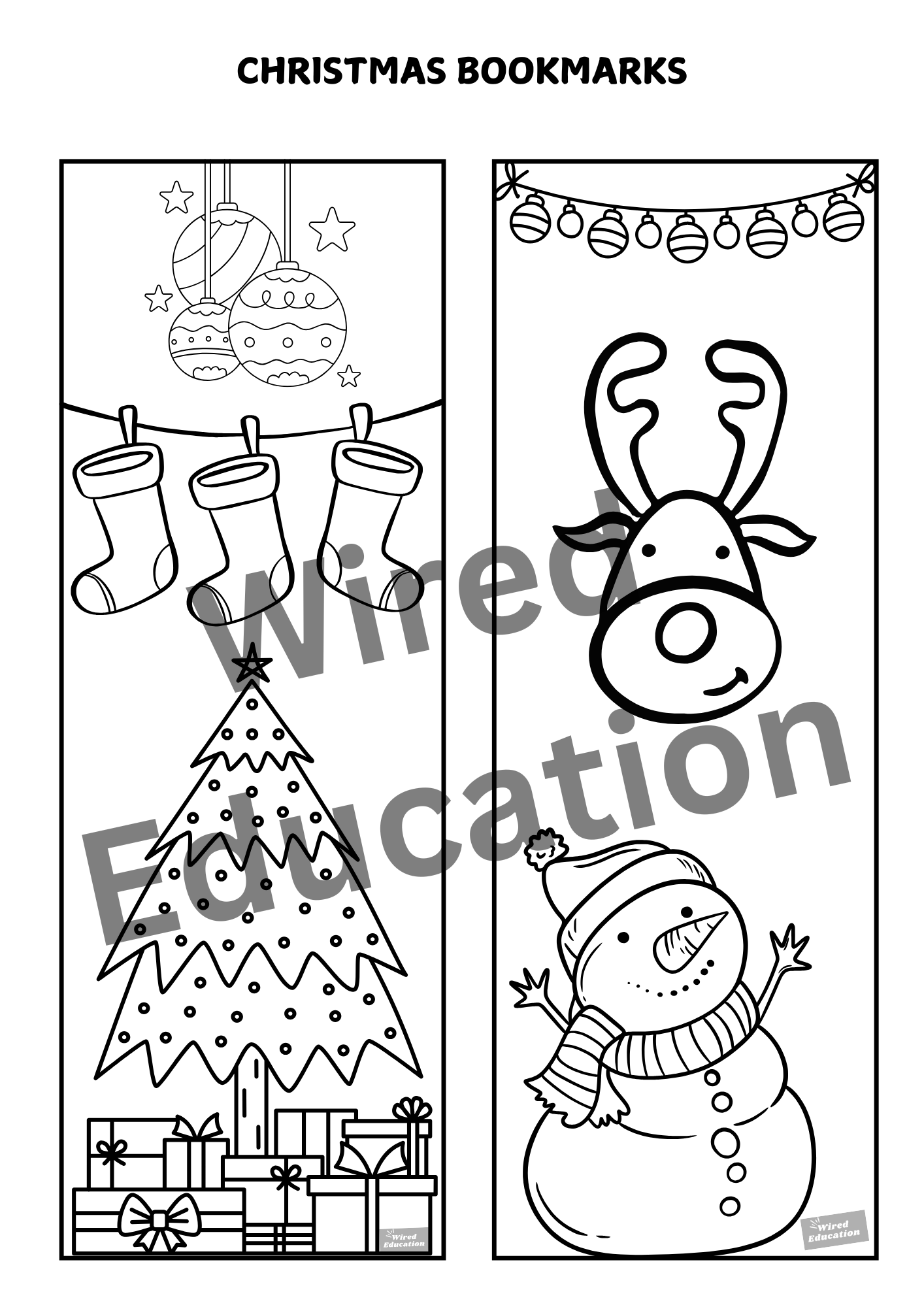 Christmas Bookmark
