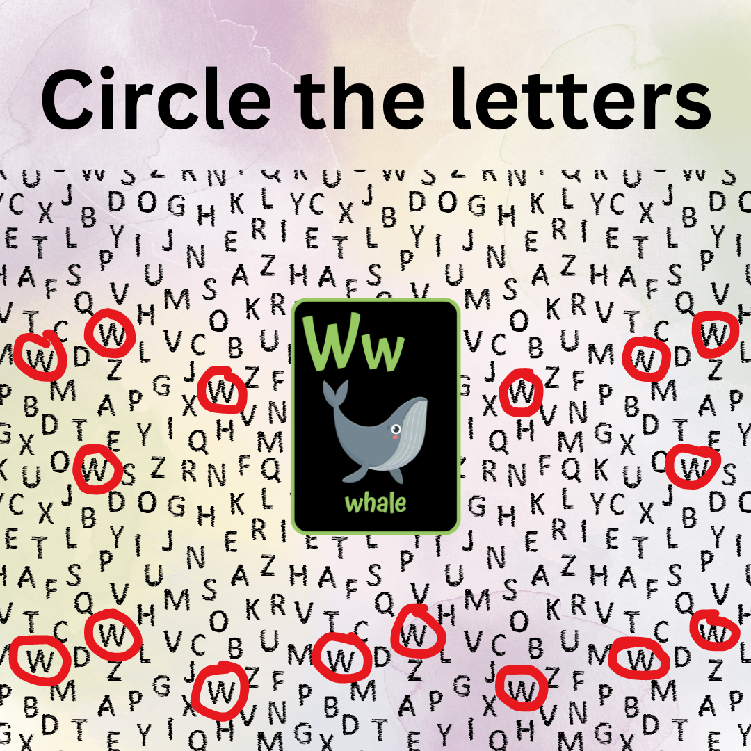 Circle the Letters