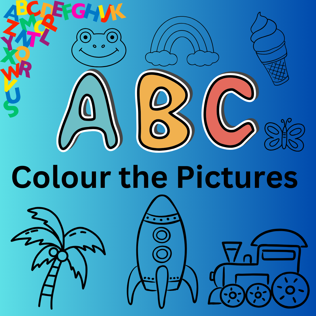 Colour the pictures that begin with