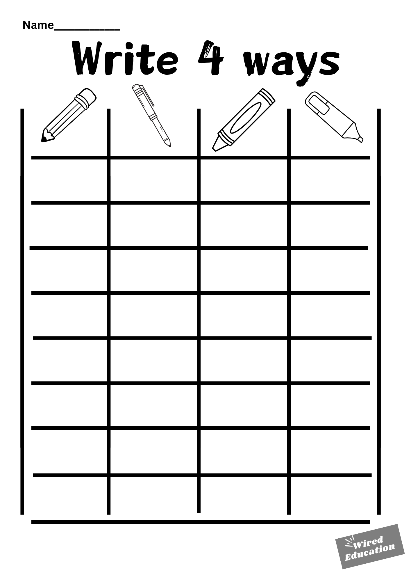 Small write 4 ways