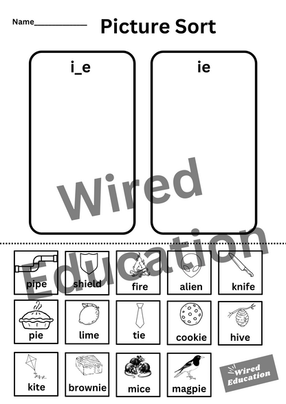 i_e/ie picture sort