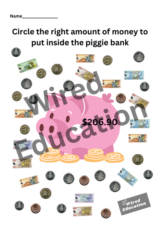 Circle the money $206.90