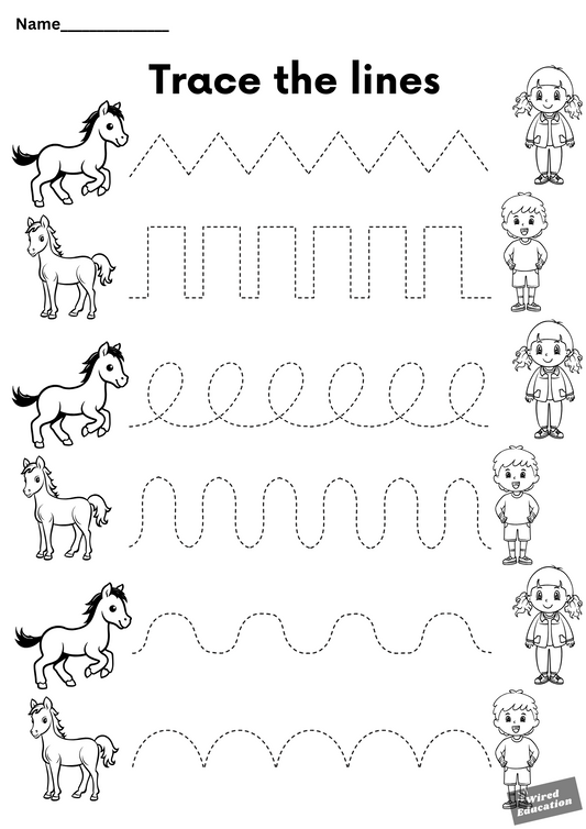Pony tracing lines