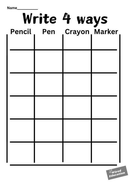 Large write 4 ways