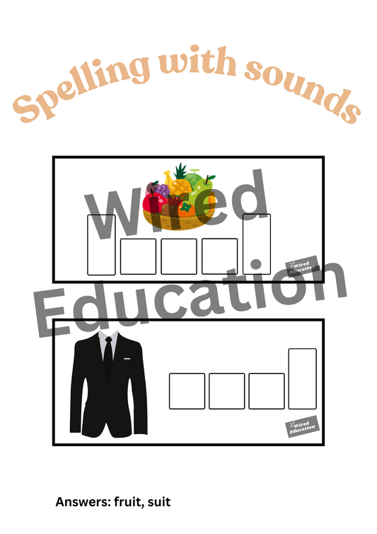 ui spelling with sounds