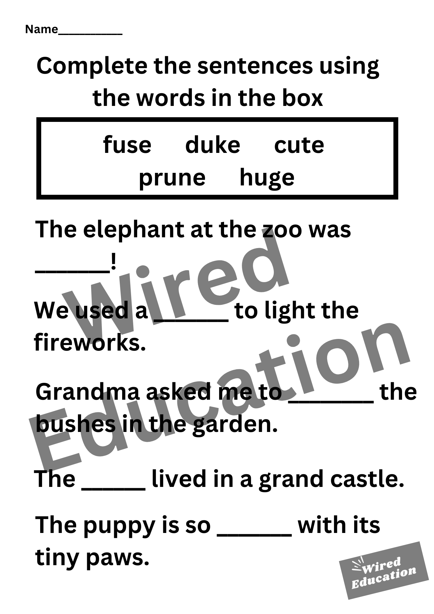u_e sentences