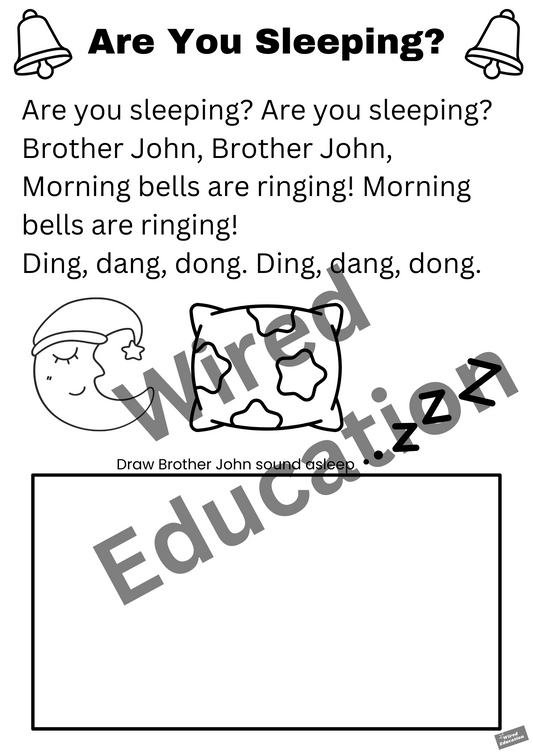Poem: Are you sleeping? and activity