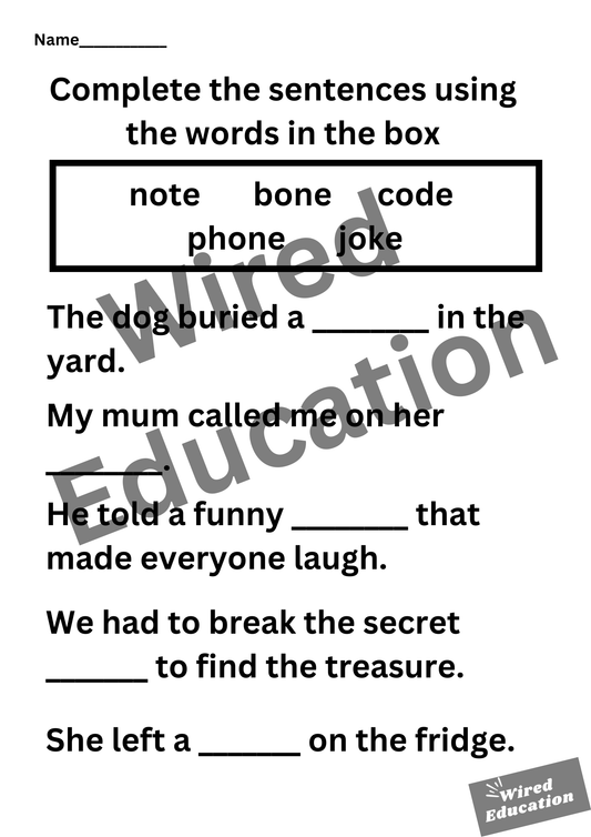 o_e sentences