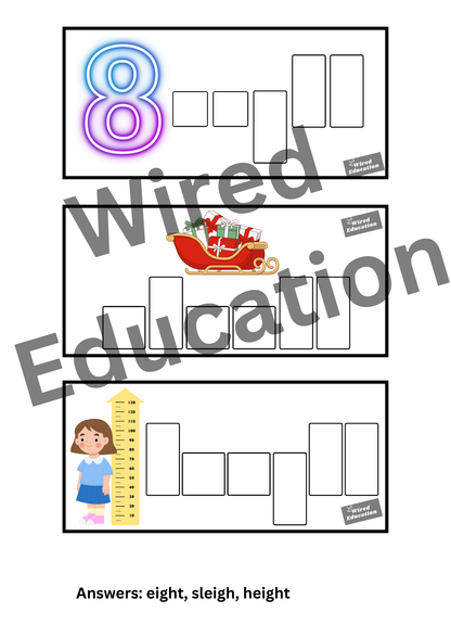 Spelling with sounds ei words