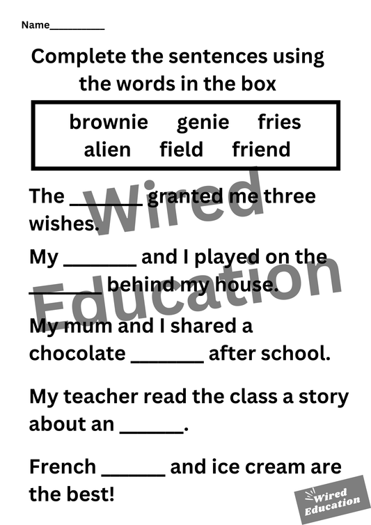 ie sentences