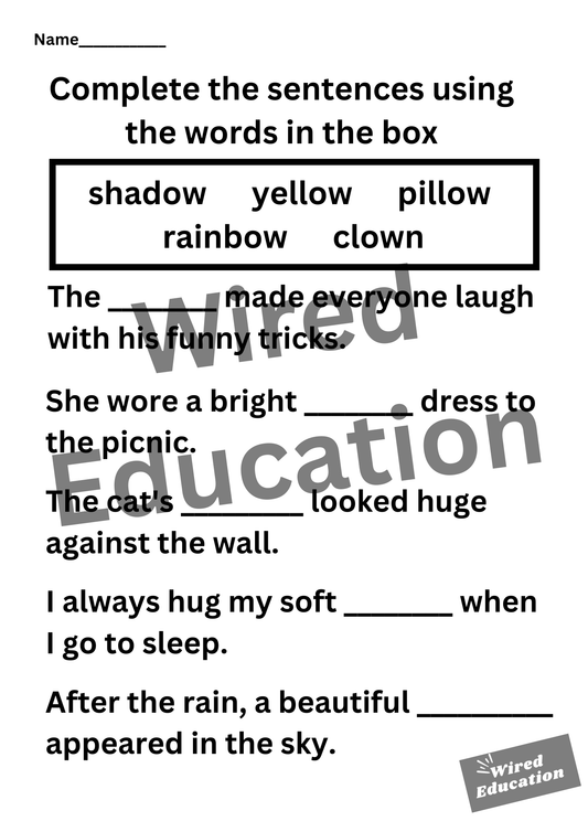ow sentences