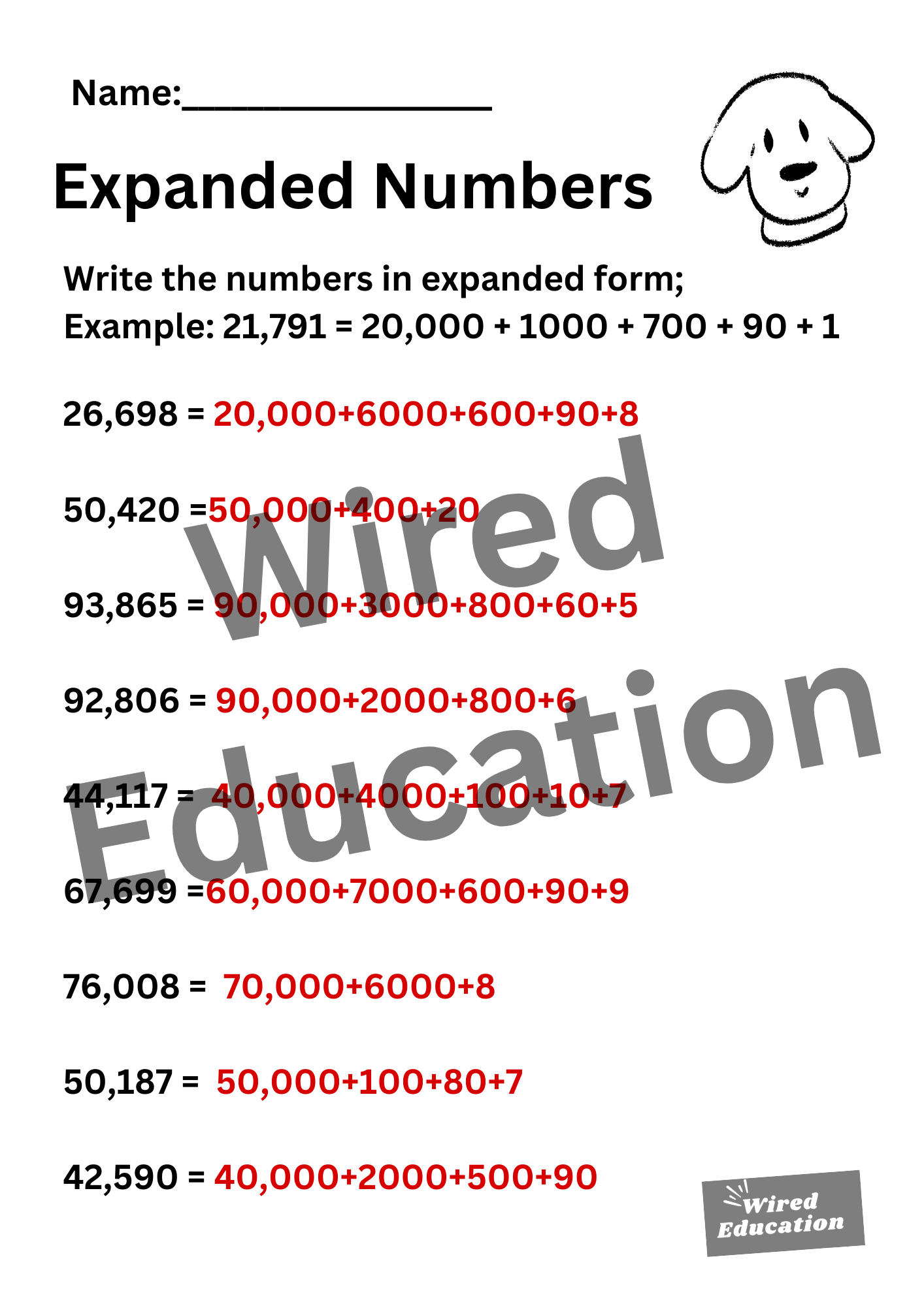 Expanded Form (tens of thousands)