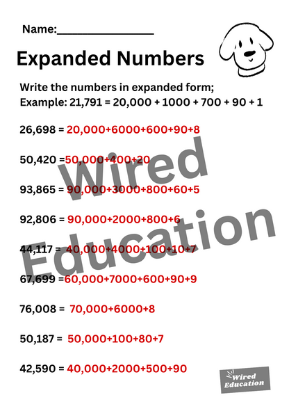 Expanded Form (tens of thousands)