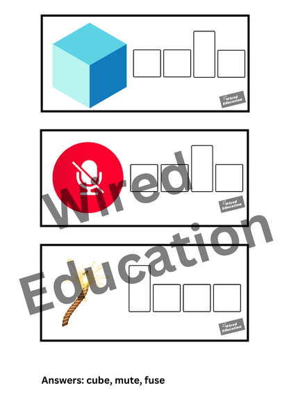 u_e spelling with sounds