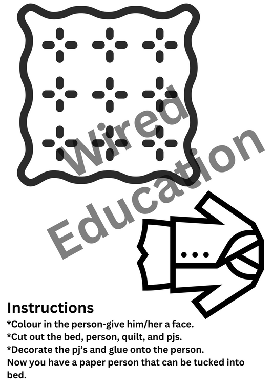 Craft: Sleeping person