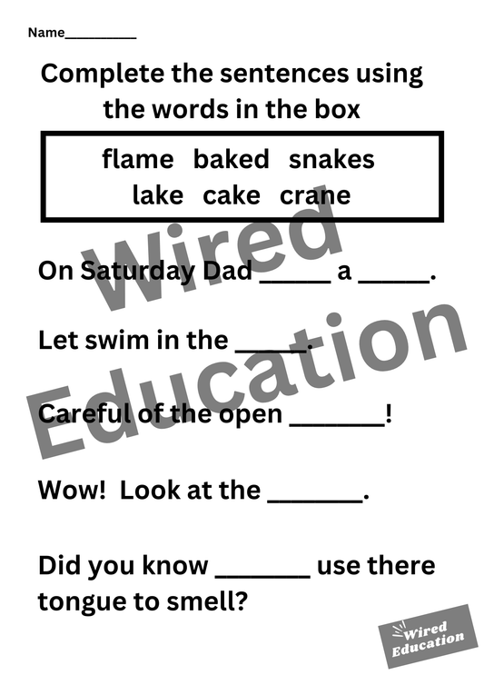 a_e  Sentences