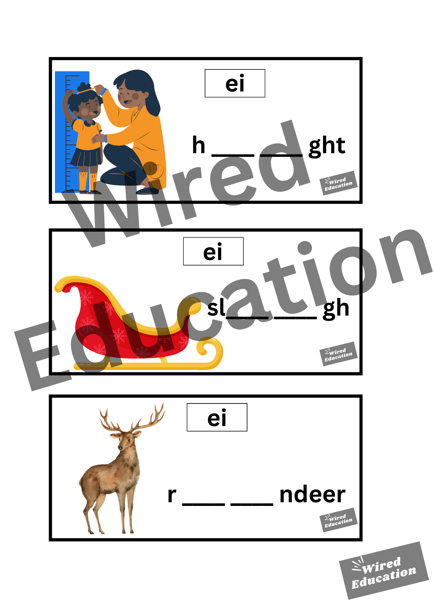 ei flash cards (ei sound only)