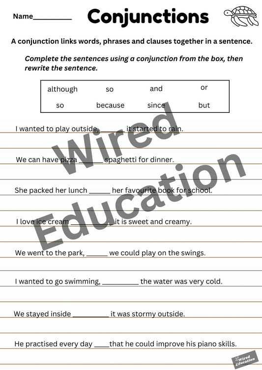 Using Conjunctions