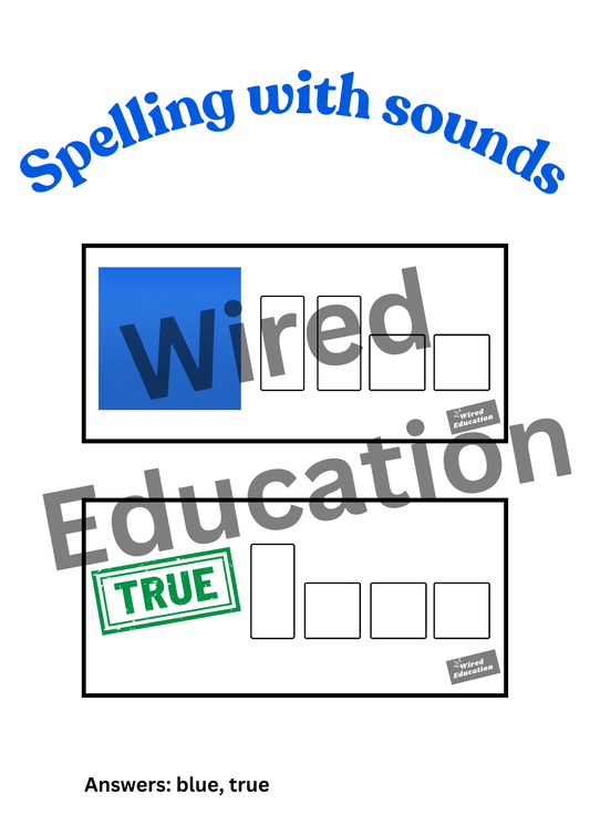 ue spelling with sounds