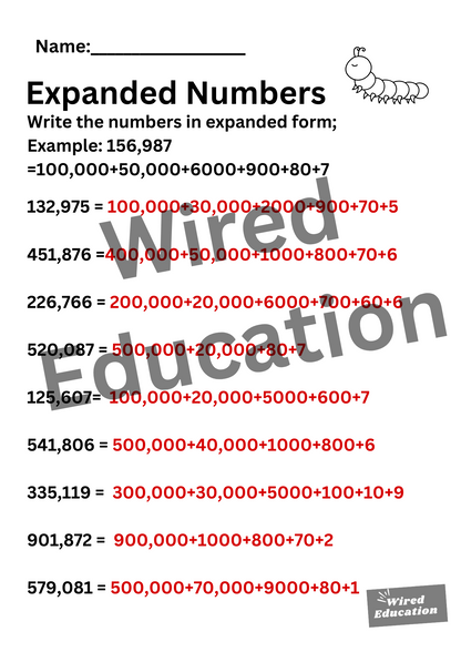Expanded Form (hundreds of thousands)