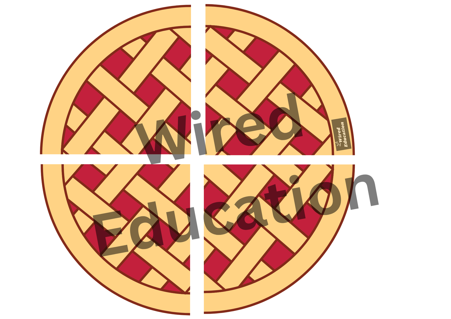 Fraction Pie model