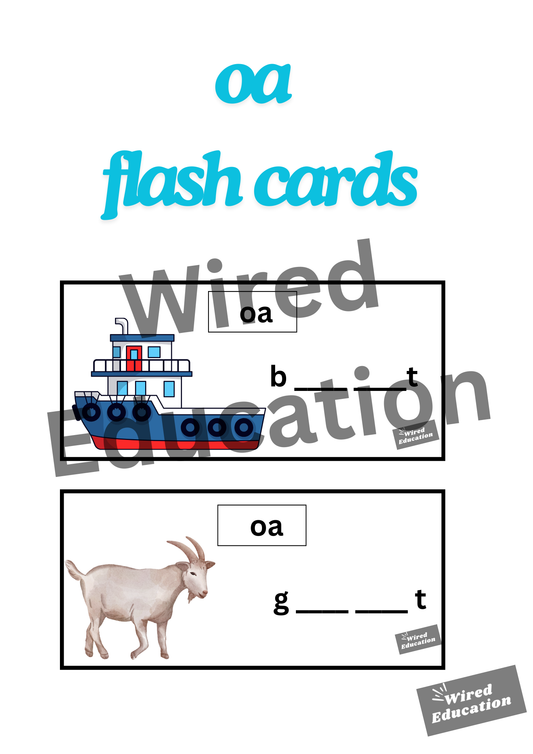 oa flash cards (oa sound only)